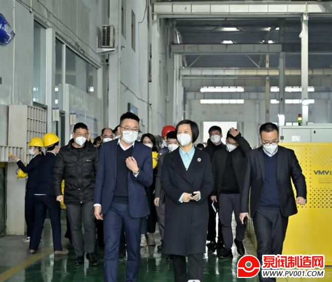永嘉县委书记黄慧到纽顿开展助企纾困服务活动